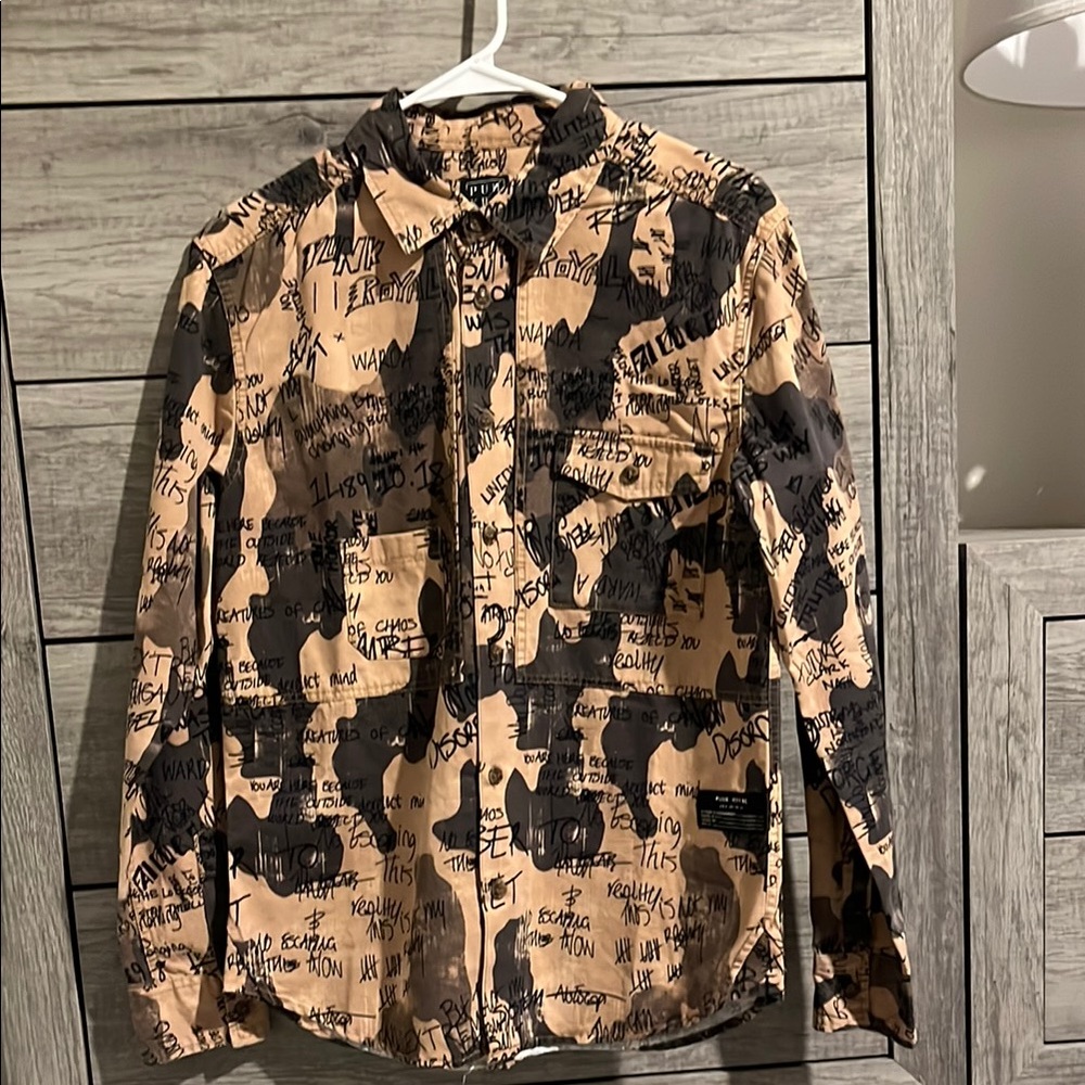 Camouflage Print Men's Jacket